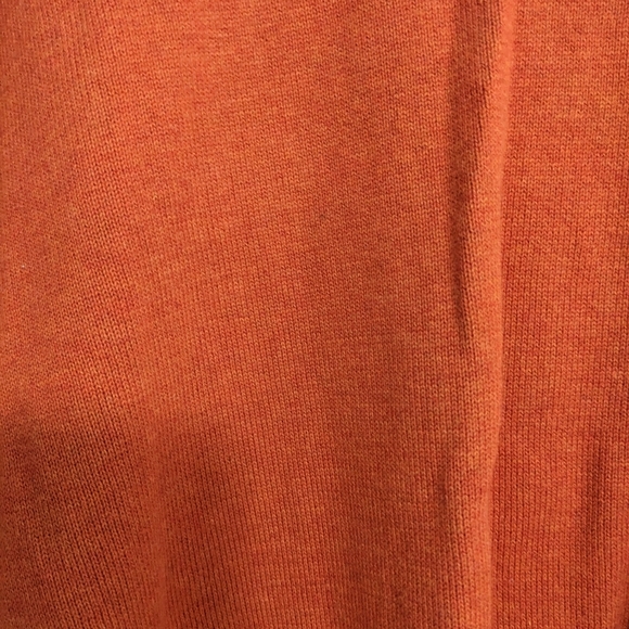 Old Navy Orange V Neck Sweater Large - Picture 3 of 4